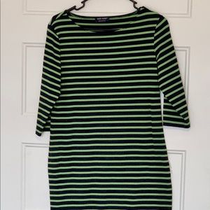 Saint James Navy and Green Shift